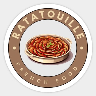 Ratatouille | French cuisine | Traditional Food Sticker